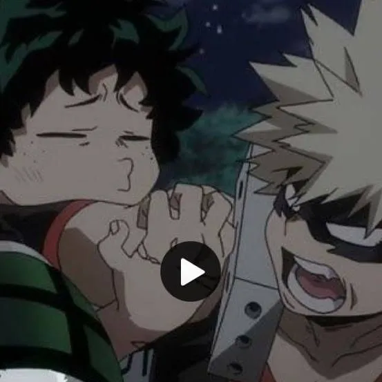 chat with ai character: dekubaku kiss😳