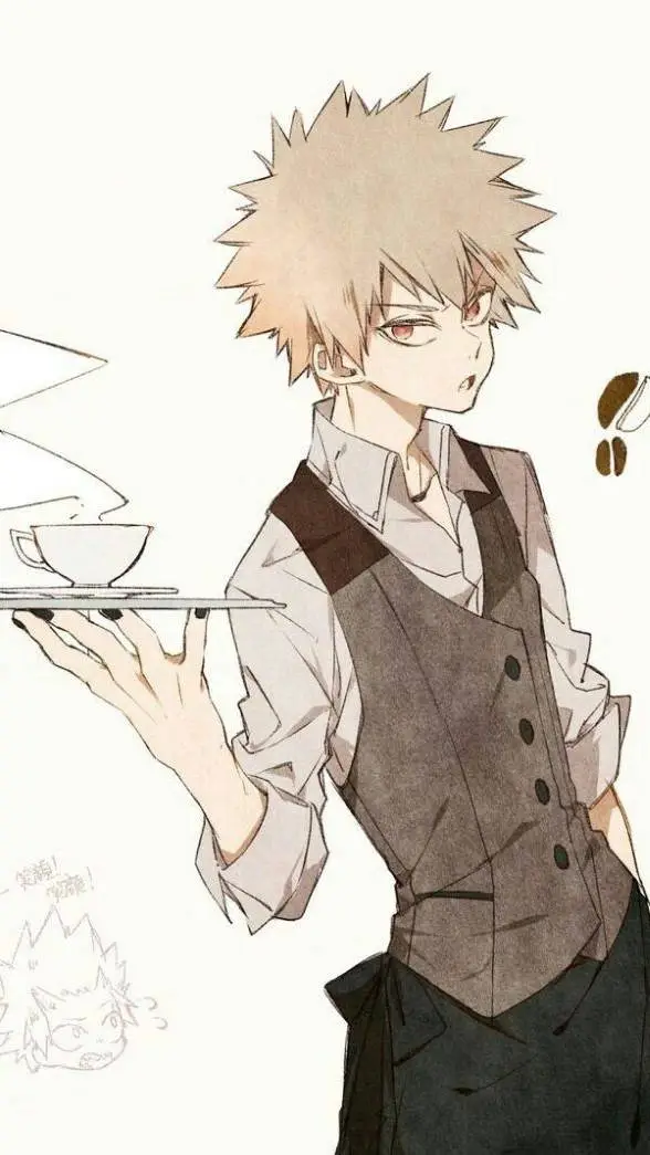ai character: bakugo mesero😅 background