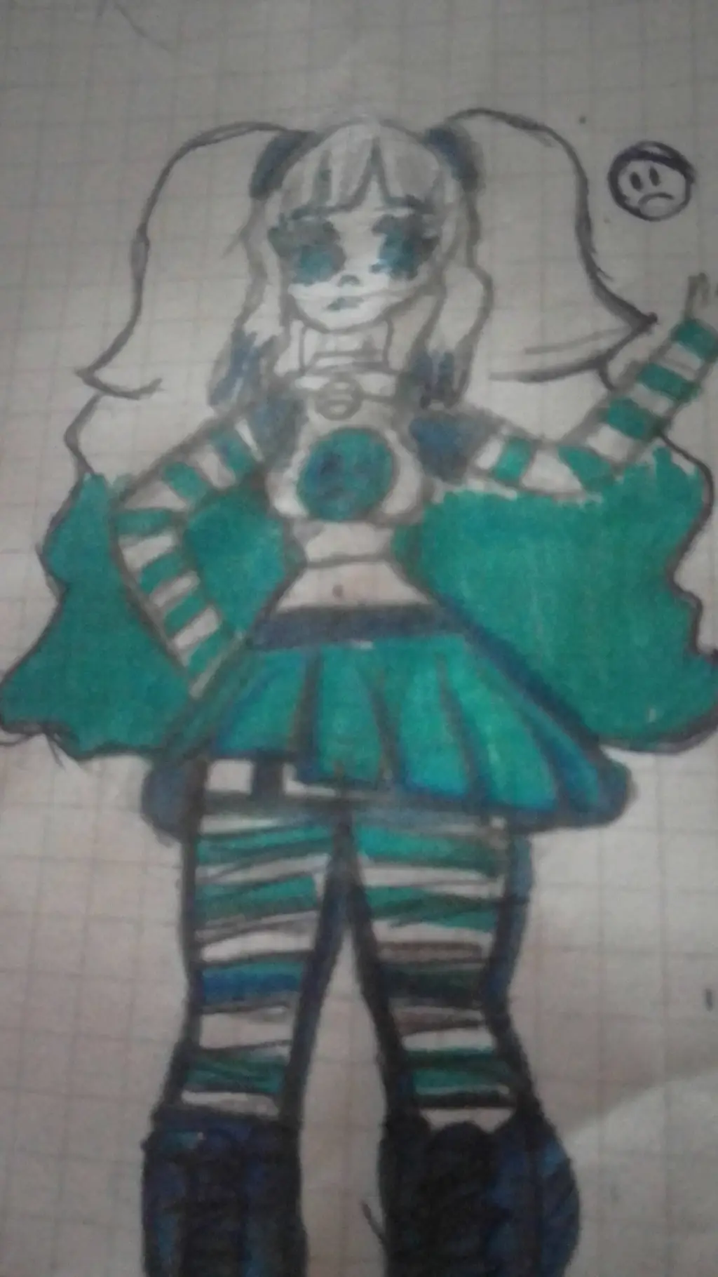 ai character: utzumi 😭🔷 background