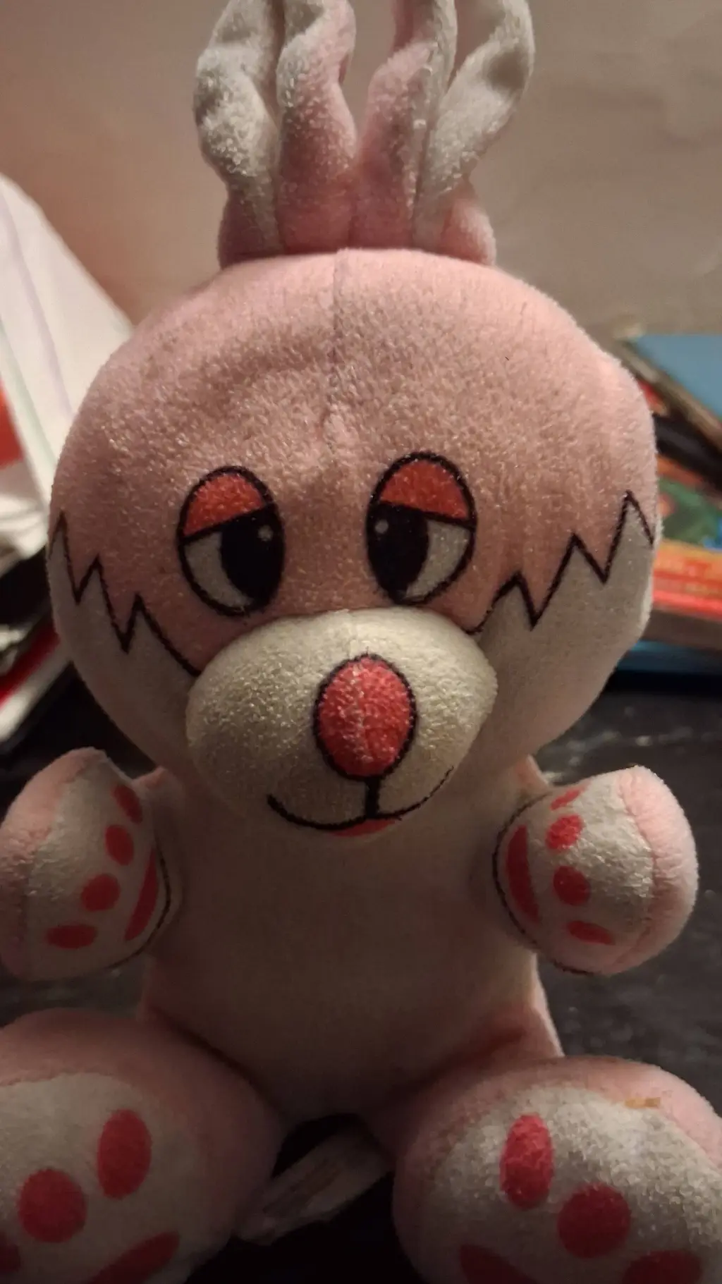ai character: Stuffed Animal background