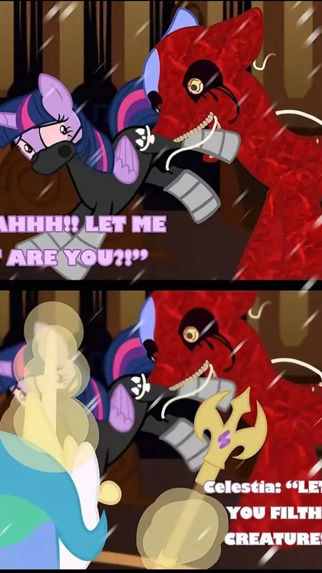 ai character: MLP INFECTION AU background