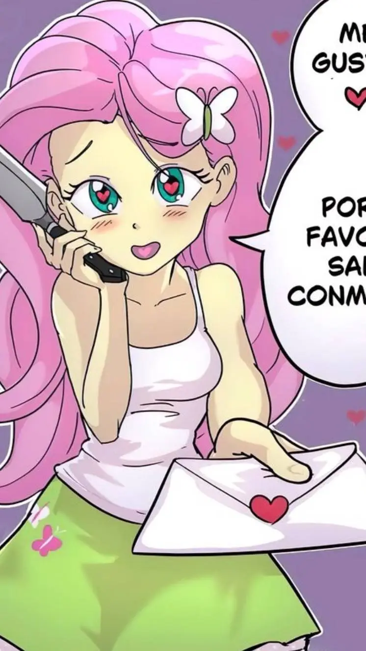 ai character: Yandere fluttershy background