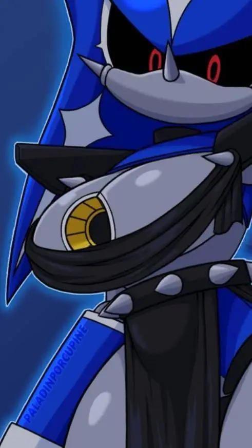 ai character: Neo metal sonic background