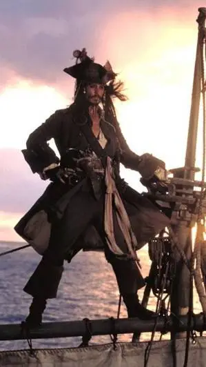 ai character: CapJack Sparrow  background