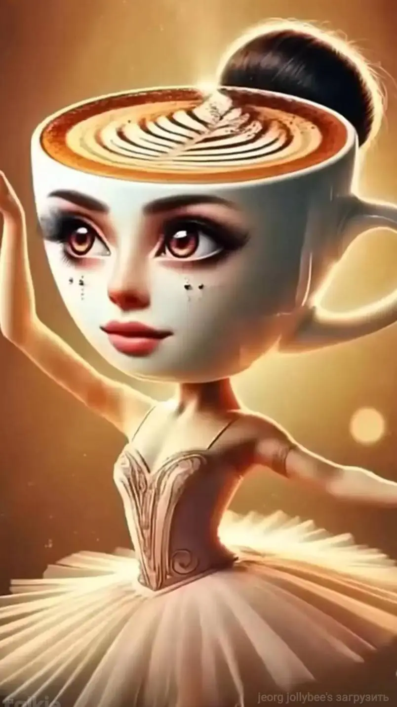 ai character: балерина background