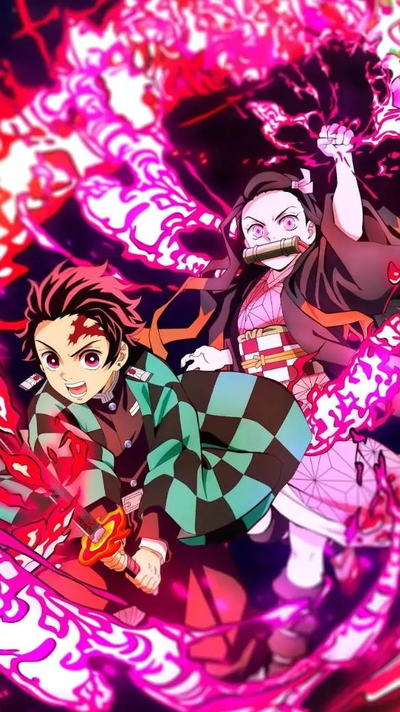 ai character: Demon slayer 𖠺 background