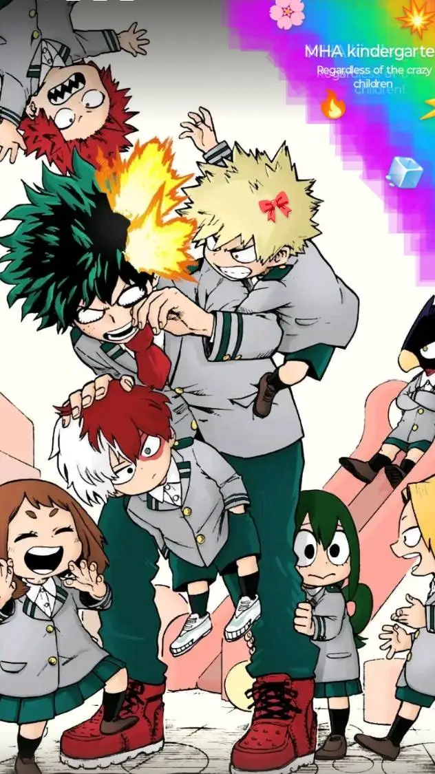 ai character: mha babys? background