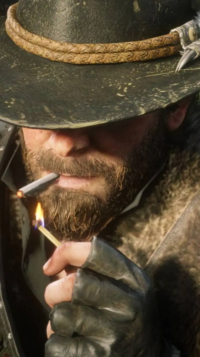ai character: arthur Morgan background