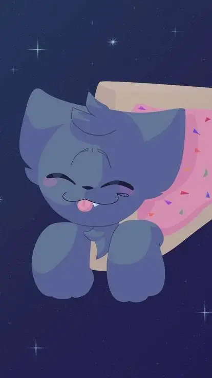 ai character: NYAN CAT background