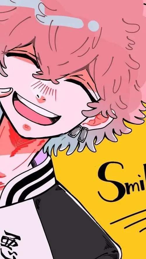 ai character: smiley 💜 background