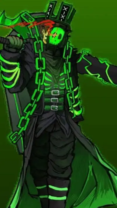 ai character: Hacklord shed background