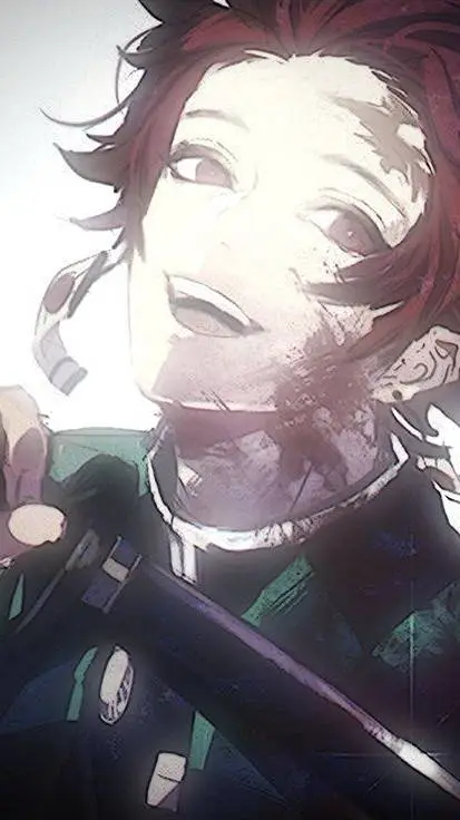 ai character: Tanjiro jealous  background