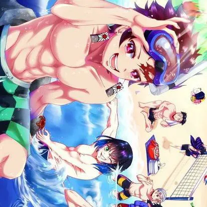 chat with ai character: kamaboko beach day