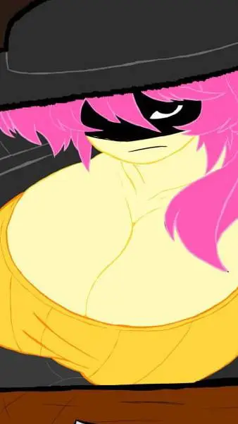 ai character: Jane doe🩷🖤 background