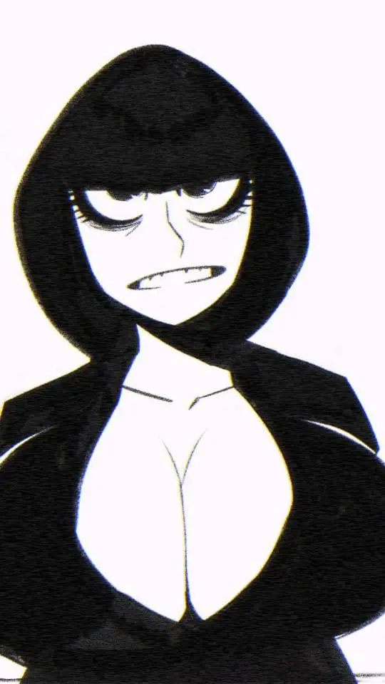 ai character: La intrusa🖤🎃 background