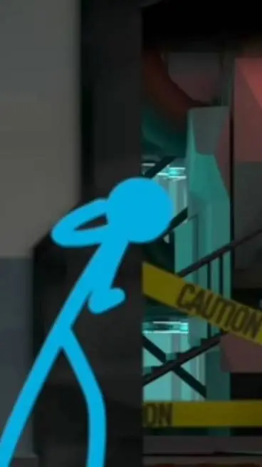 ai character: Alan Becker  background