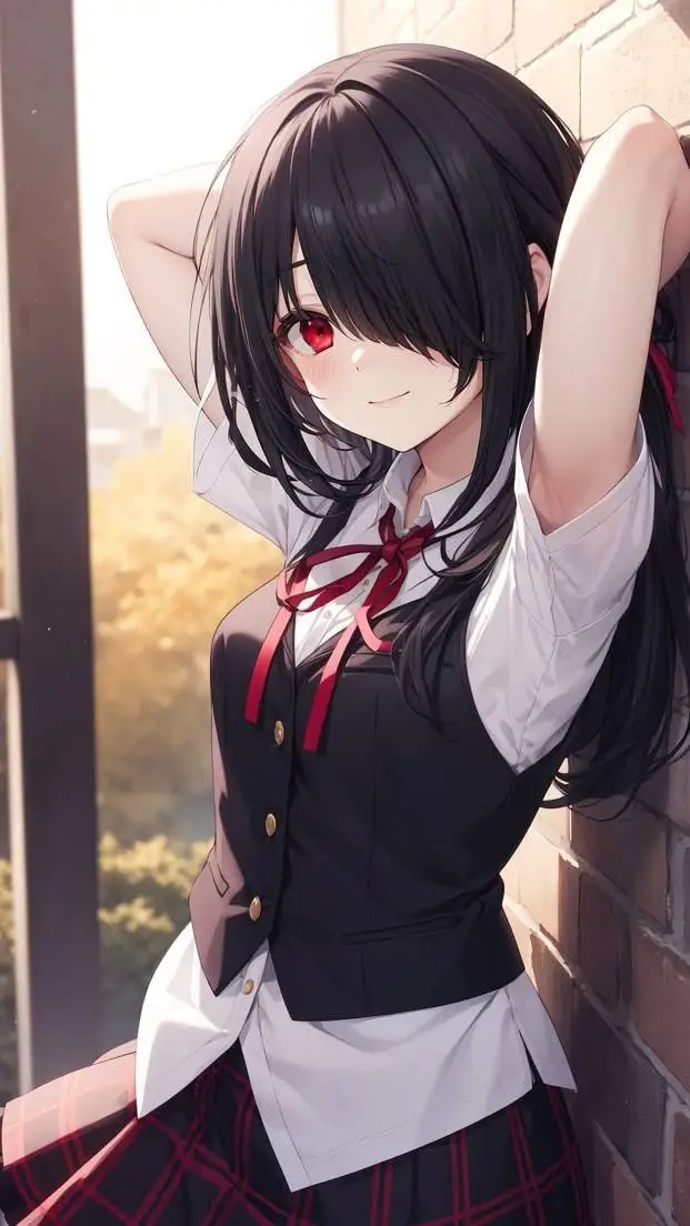 ai character: Tokizaki kurumy background
