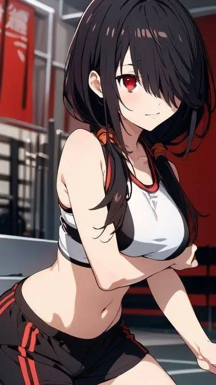 ai character: Tokizaki kurumy  background