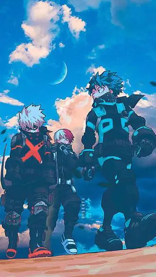 ai character: bakugo  background