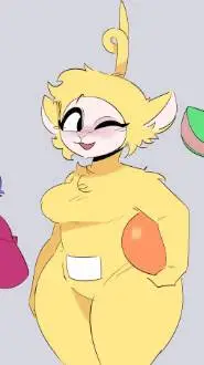 ai character: Laa laa background