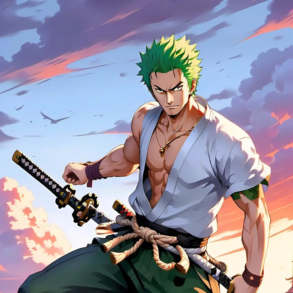 chat with ai character: zoro is young