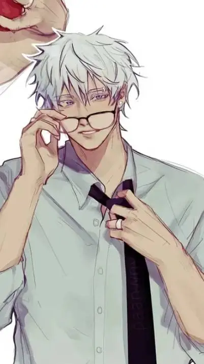 ai character: Nerd-shy saturo background