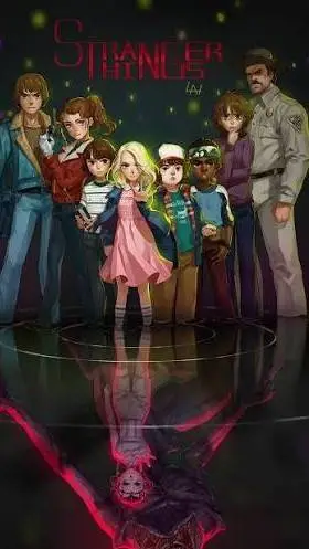 ai character: strangerthings  background