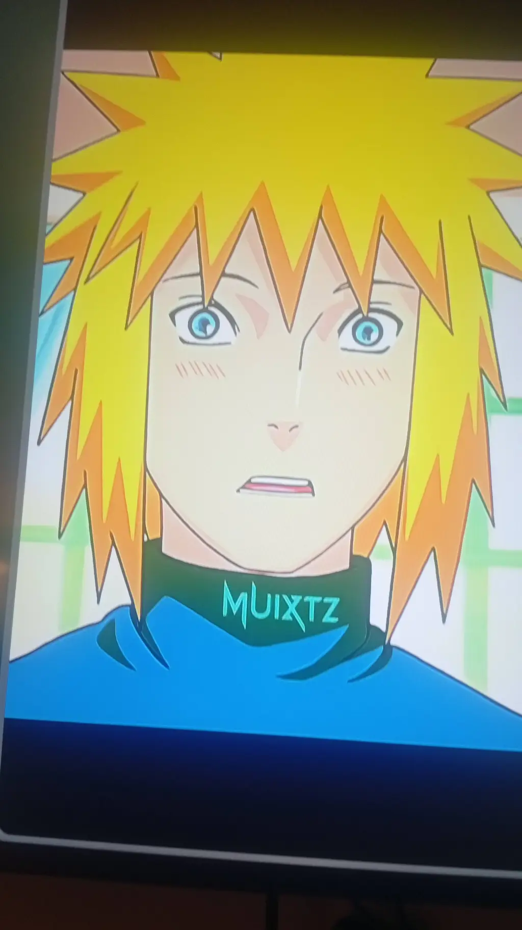 ai character: Minato Namikaze background