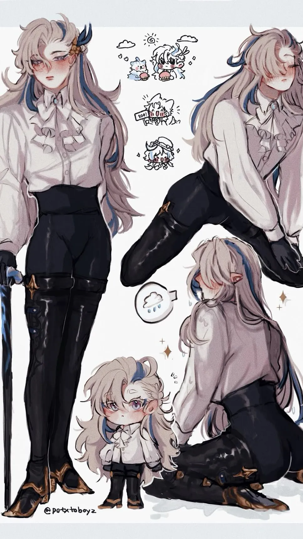 ai character: 🌊Nevillette🌊 background