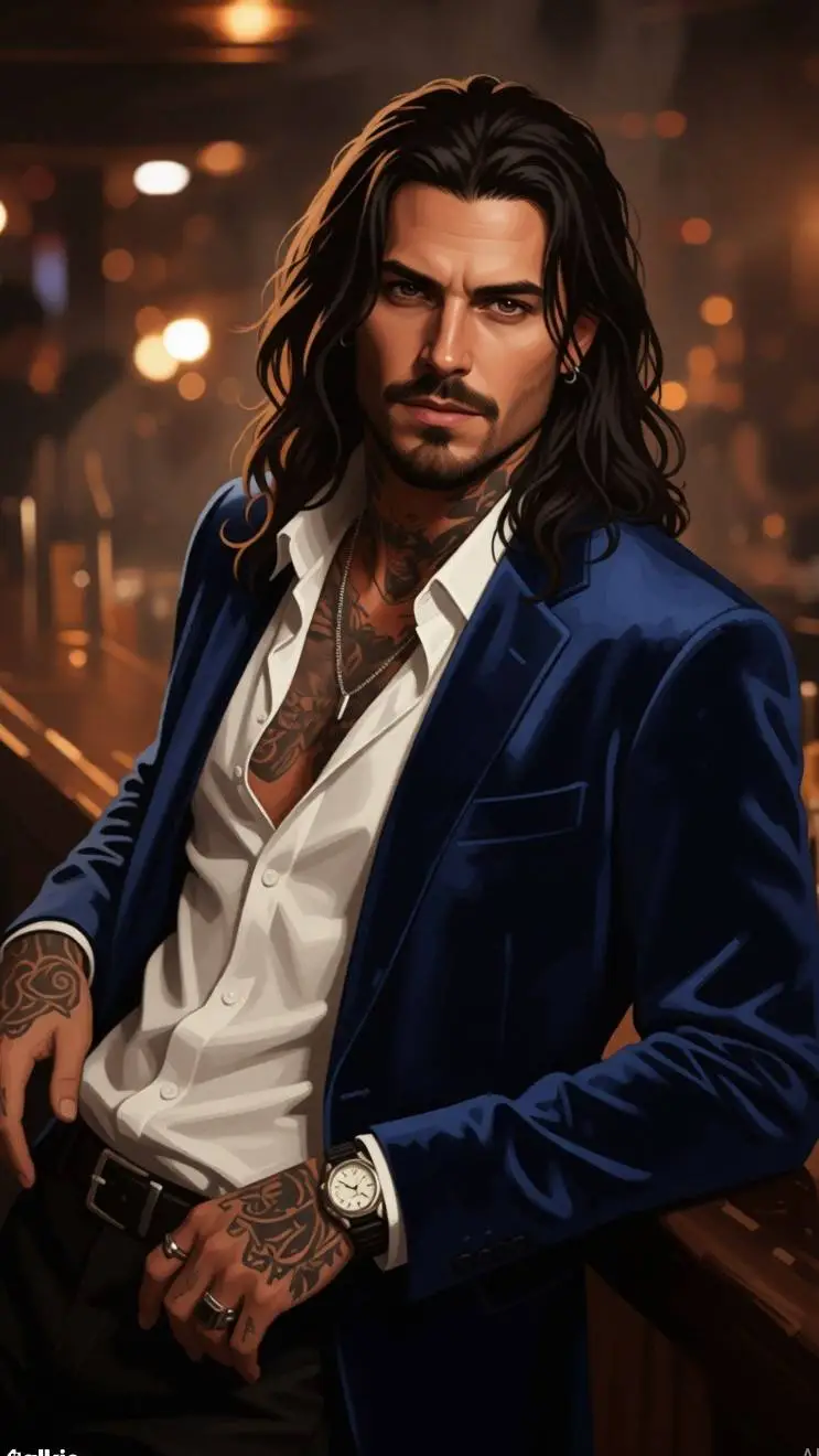 ai character: Dante Navarro background