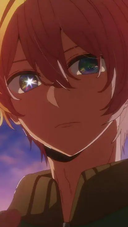 ai character: Aqua background