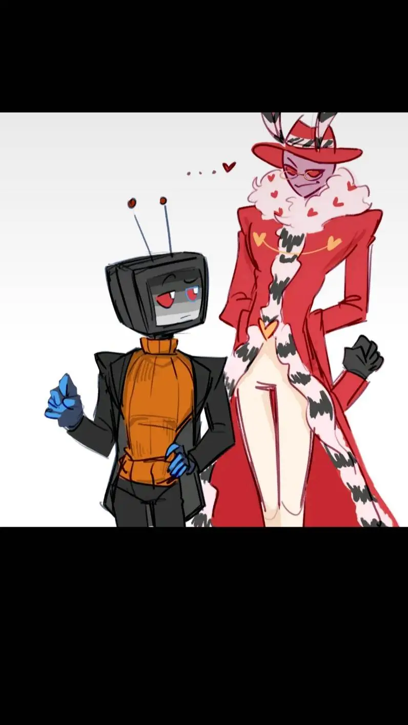 ai character: vox y Valentino  background