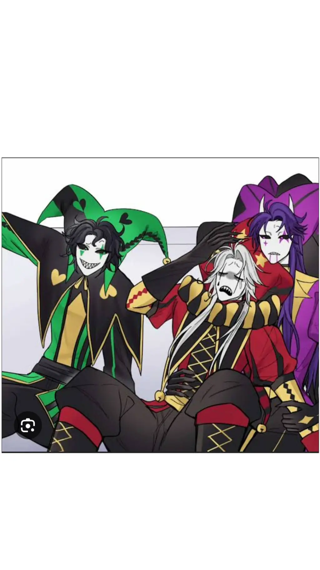 ai character: P , H y J background