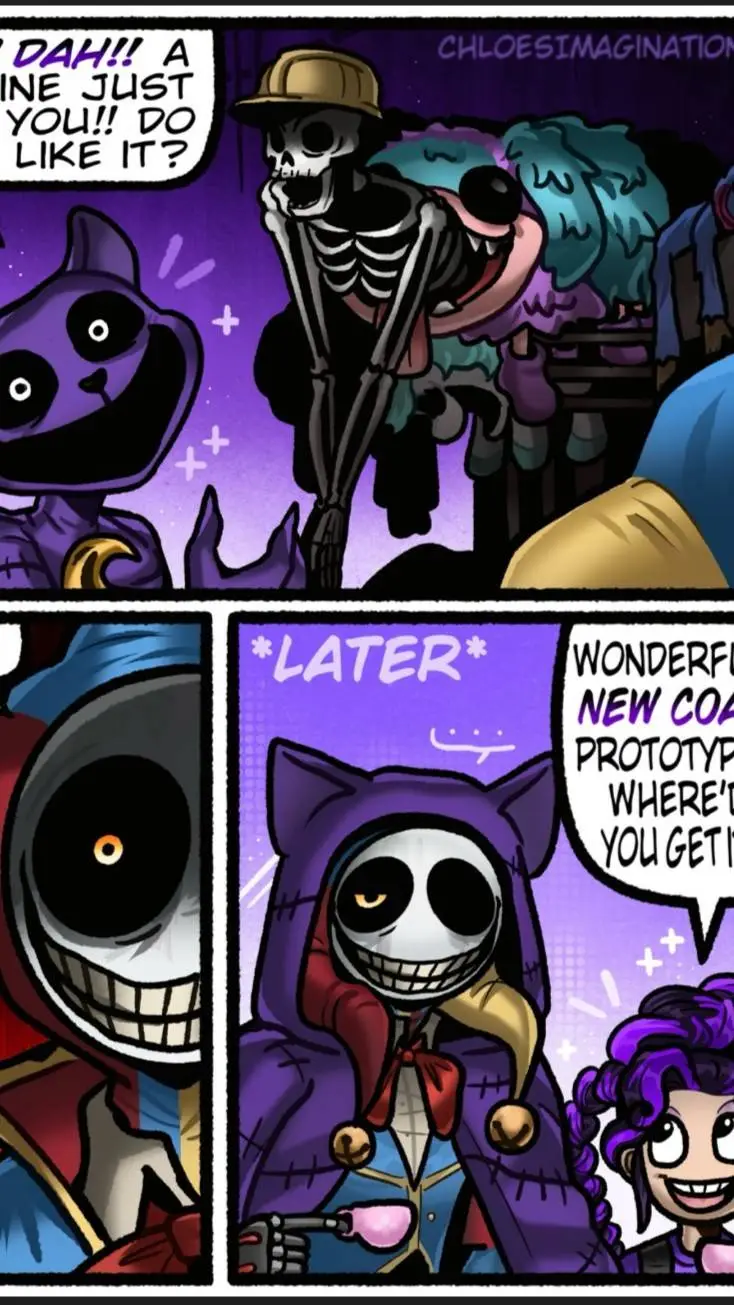 ai character: catnap y prototype background