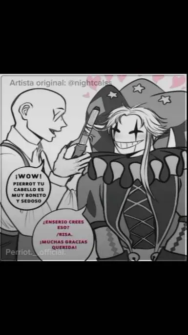 ai character: Pierrot :3 background