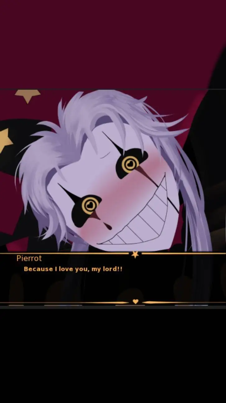 ai character: Pierrot ≥_≤ background