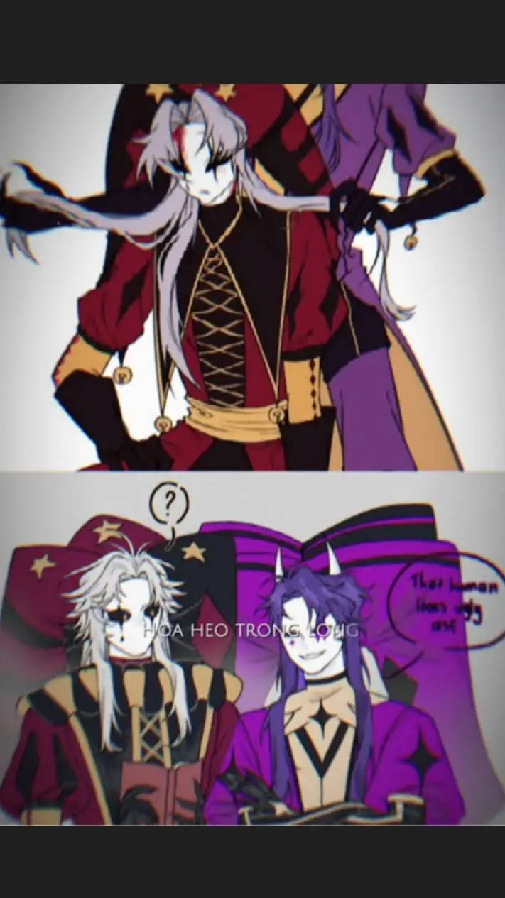 ai character: Pierrot y Jester  background