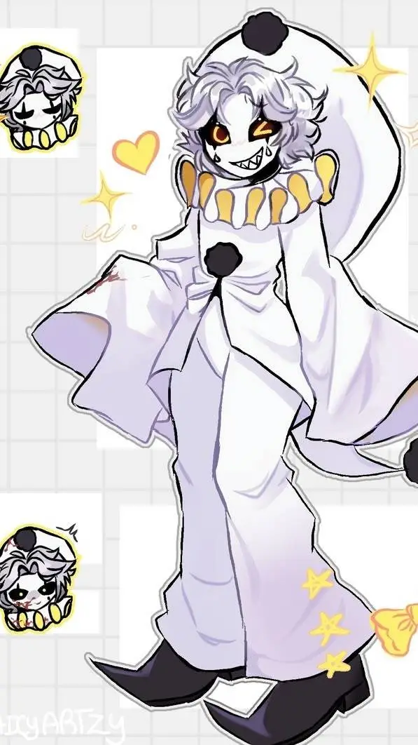 ai character: Pierrot de antes  background