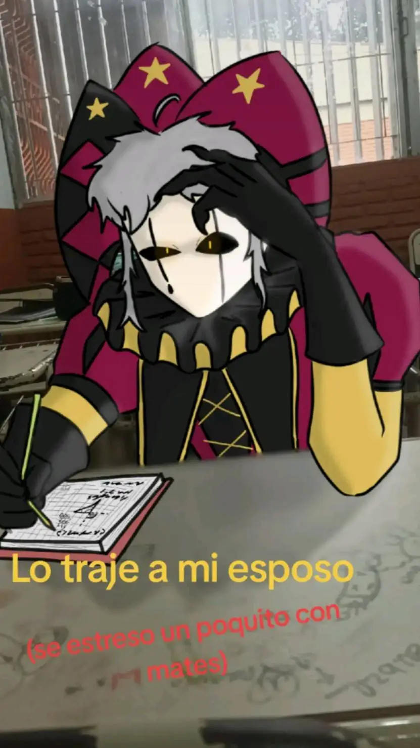 ai character:  ° Pierrot ° background