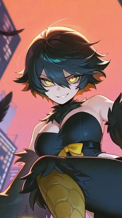 ai character: 🖤Alice🦅 background