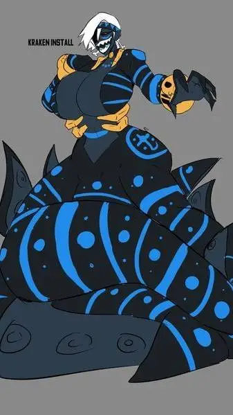 ai character: 🌊Kraken install🐙 background