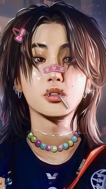 ai character: ✿❁𝘩𝘢𝘯❁✿ background