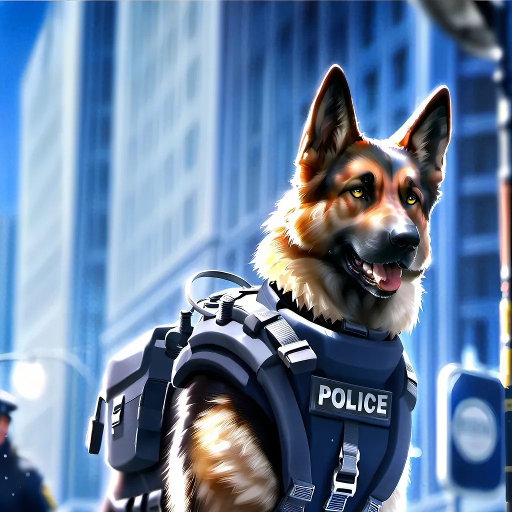 chat with ai character: your police dog