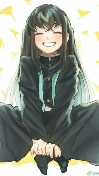 ai character: Tokito muichiro  background