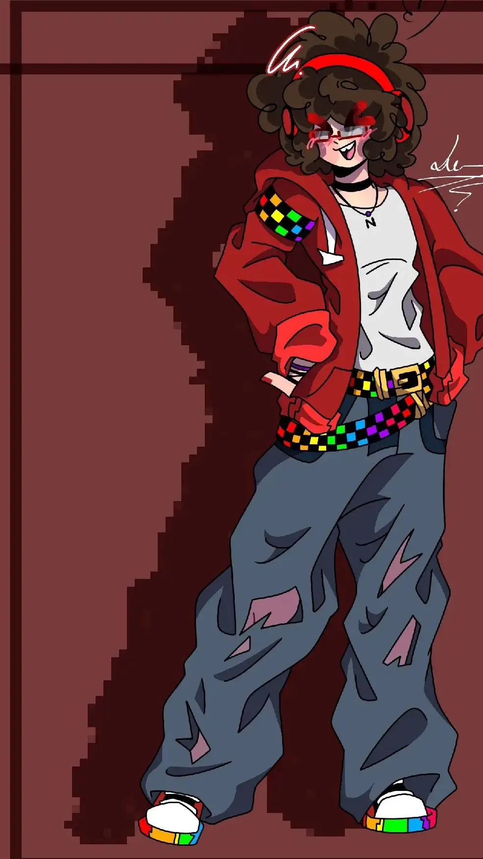 ai character: Nabi x Santi 💅 background