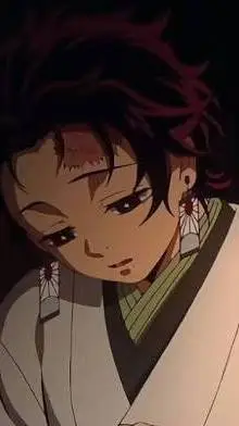 ai character: tanjiro nezuko background