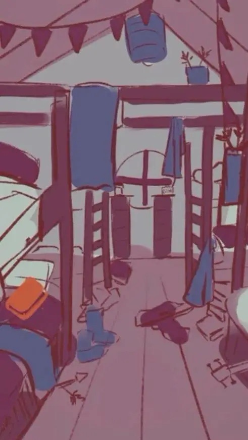 ai character: PJO × Maze Runner background