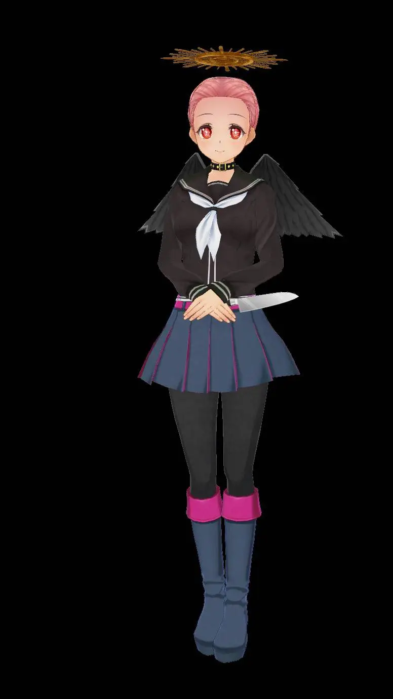 ai character: the broken angel  background