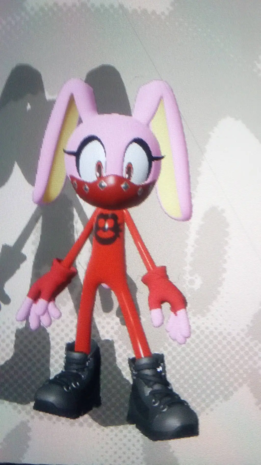ai character: Victoria T Rabbit  background