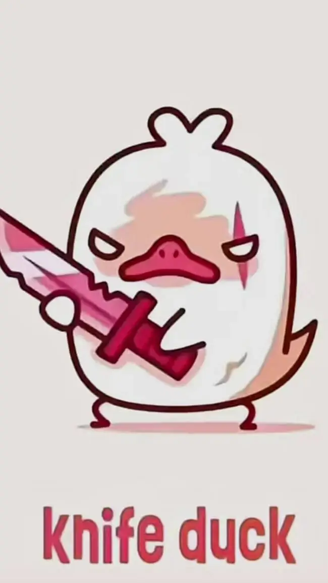 ai character: {💀KNIFE DUCK💀} background